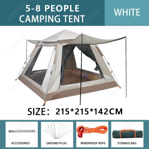 Tent for Camping Waterproof Double Layer Thickened Tent Portable Camping Tent Mosquito Ventilation