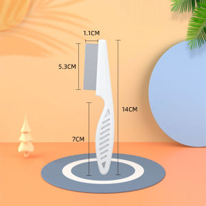 หวีสางเหา หวีหมัดแมว หวีแมว หวีสางไข่เหา หวีขนแมว ซี่หวีเข้ารหัสเหมาะสำหรับแมวและสุนัข หวีแปรงขนสัตว์เลี้ยง แปรงขนสุนัข มี2ขนาด