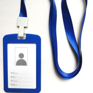 (หุ้มยางซิลิโคน เบา ไม่ปวดคอ) ป้ายห้อยบัตรสายคล้องคอ สายคล้องคอใส่บัตรพนักงาน ป้ายใส่บัตรพนักงาน