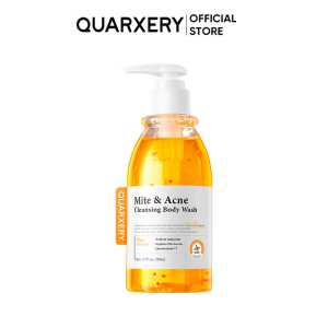 QUARXERY Mite & Acne Cleansing Body Wash Antibacterial Cleansing Shower Gel Reduce Mite Skin Suitable for All Skin 250ml