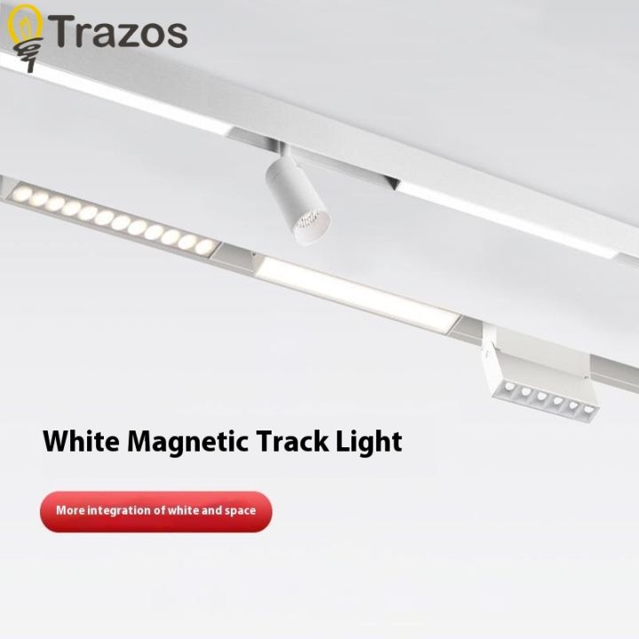 Smart White Recessed Magnetic Track Lights Dimmable 48v Surface Mounted