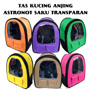 PET CARGO TAS RANSEL GENDONG KUCING ANJING KELINCI KEKINIAN DUA SAKU BAHAN TEBAL TAHAN AIR
