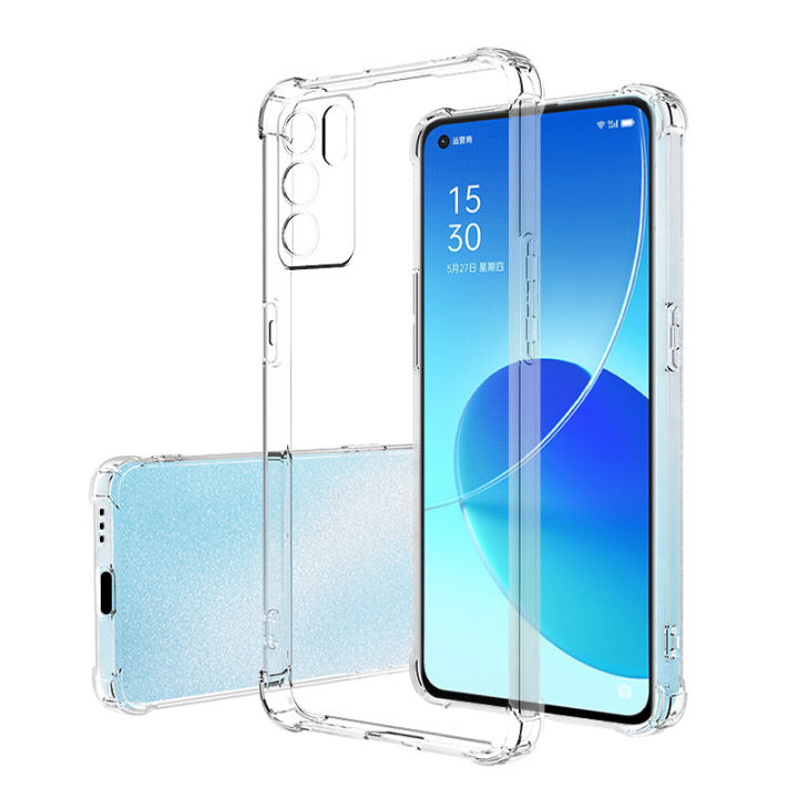 Transparent Cover for OPPO Reno Pro+ 5G Shockproof Shell