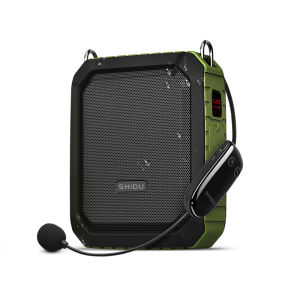 SHIDU M800 UHF Wireless Voice Amplifier Lapel for Teachers ลำโพงช่วยสอน ลำโพงสอนพกพา ไมค์ช่วยสอน ไมค์ช่วยสอน ลำโพงพกพา โทรโข่ง ไมค์ช่วยสอน เครื่องขยายเสียง