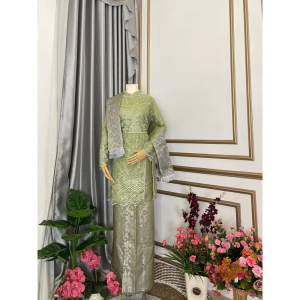 Bisa Cod set kebaya brukat payet hana/kebaya modern/kebaya ibu besan/kebaya kondangan