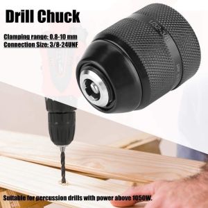 Cute-Ghost ราคาถูกที่สุด หัวจับดอกสว่านโลหะ 3/8 นิ้ว 0.8 มม. ‐ 10 มม. สําหรับสว่านไฟฟ้า