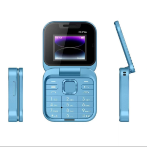 i16 Pro Flip Phone Keypad Phone Foldable Small Mobile Phone Dual SIM For Elderly Students