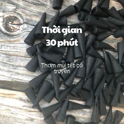 [2 Hộp Nụ - 100 viên/hộp] - Thời gian 30 Phút Nhang Nụ Trám Đen Hương Tết Cổ Truyền