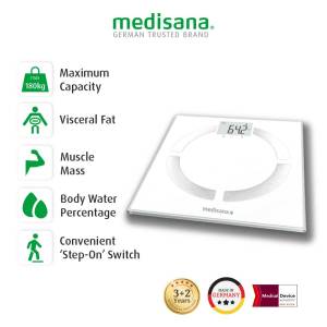 Medisana BS444 Connect Body Analysis Scale (3-Years Warranty)