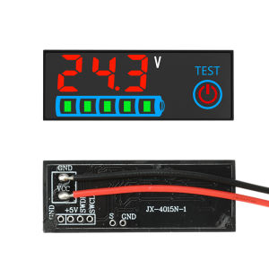 diymore DC 7-55V LED Indicator Voltage and Charge Level Display With Power-Off Memory Function Universal for Acid Battery/Lithium Batteries