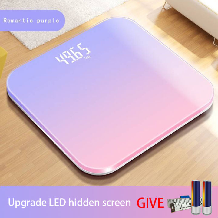 Led Electronic Digital Tempered Glass Body Weighing Scale Home High