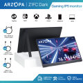 ARZOPA 16.1' 144Hz Portable Gaming Monitor, 1080P HDR with USB 3.1 HDMI Laptop Computer Monitor for Switch, PlayStation, Xbox, PS5, Mac. 