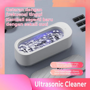 SCUDOS Ultrasonic Cleaner Dengan Ultra Violet Alat Pembersih Kacamata Perhiasan Cincin Portable
