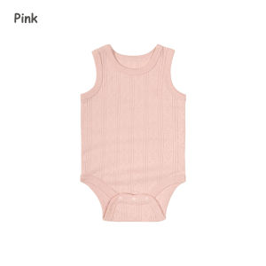 Retail Ministry Newborn Baby Rompers Mesh Cotton Bodysuit Sleeveless Jumpsuit Baby Clothing Boy and Girl