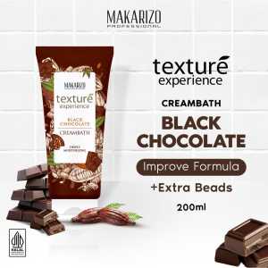 Makarizo Professional Texture Experience Creambath with Soft Texture Series Tube 200ml | Mint Sorbet | Vanilla Milk | Strawberry Yoghurt | Greentea Butter | Black Chocolate