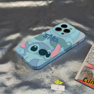 Hontinga All-inclusive Film Casing For VIVO V40 Lite Y200 Y29 Y39 V50 5G Y28 Y51 2020 Y31 Y81 Y81i Y21 Y33S Y33T Y21S Y21A Y21T T1X 2021 Case Korean film Phone Case Cute Cartoon Stitch Back Casing lens Protector Design Hard Cases Shockproof Shell Casing