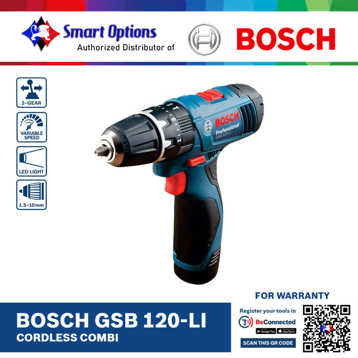 Bosch GSB 120 Li 06019G81K0 CORDLESS IMPACT DRILL | Lazada PH
