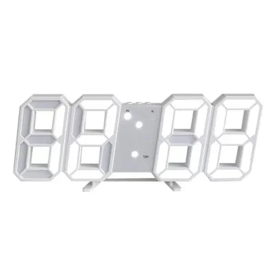 VIVOLILV 【จัดส่งภายใน 24 ชั่วโมง】นาฬิกาดิจิตอล LED 3D มี 6 สีให้เลือก นาฬิกา 3D นาฬิกาตกแต่งห้อง เหมาะสำหรับเดสก์ท็อปหรือนาฬิกาแขวนผนัง นาฬิกาปลุกตั้งค่าได้ มีในสต็อก