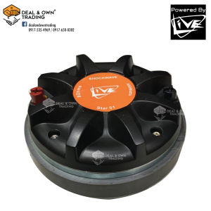 Live Shockwave Star 51 400W Titanium Compression Driver Unit (sold per pc)