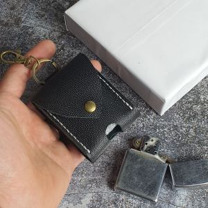 [Da thật] Bao da đựng bật lửa Zippo da bò thật ZP101LD (Đen/Nâu/Nâu sẫm) - 100% da thật BH 3 năm
