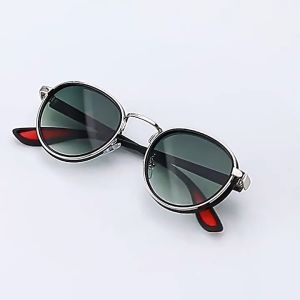 Vintage Designer Outdoor Sunglasses Men Round Fashion Plastic Titanium High Quality Sun Glasses Man UV Protection Glasses Woman