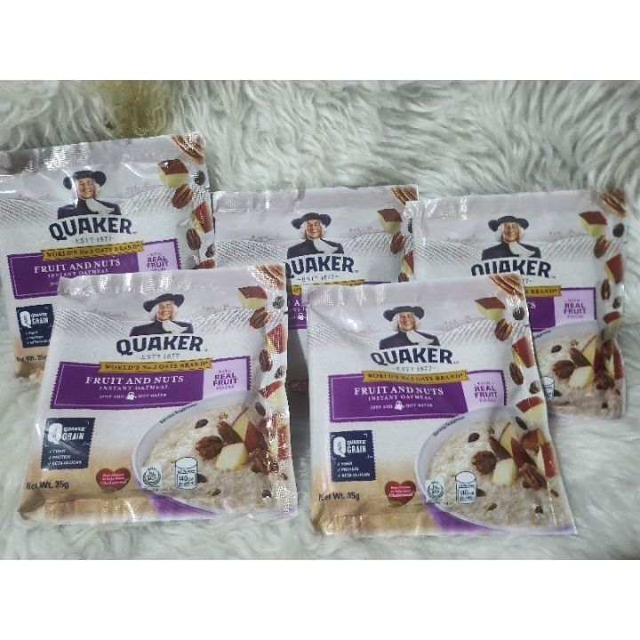 QUAKER OATS FRUIT AND NUTS 35G Lazada PH