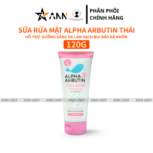 Sữa Rửa Mặt Alpha Arbutin 3 Plus+ Precious Skin Thái Lan 120ml - Sữa Rửa Mặt Trắng Da Mờ Thâm [Chính Hãng]