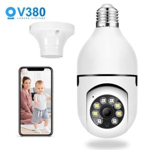 CAMVIEW CCTV Camera V380 Bulb Camera Connect Cellphone 1080P HD Wireless Intelligent Security Camera