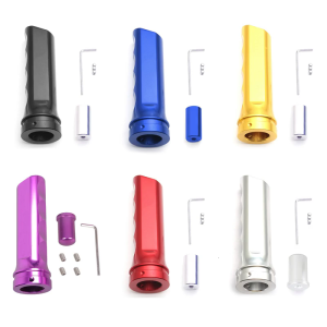 not Slip Handbrake Sleeve Auto Brake Handle Sleeve Aluminum for Car Interior Upgrades Suitable for Various Vehicle