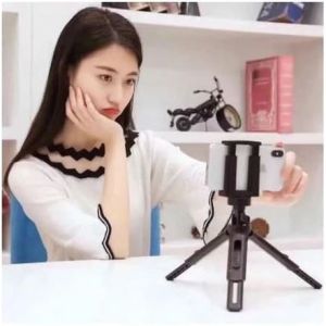 Tripod Support MIni Extandable 5 Tingkat Holder U Stabilizer Kamera Penyangga HP Smartphone Multifungsi Folding Support Stand Universal Phone Holder Handphone Lipat Foldable Meja Pengaturan Dudukan Desktop Plastik Plastic Adjustable Angle Portable Mobile