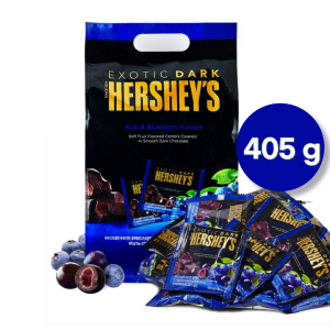 HERSHEY Dark Chocolate Acai & Blueberry 405g | Premium Rich Dark Chocolate