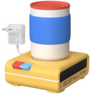 Refrigeration Coaster Heating and Cooling Beverage Plate Temperature Control Cup for Home Office Use Coffee Warmer