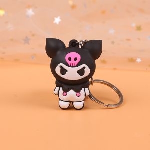 【Hot Sale】Cinnamoroll Kuromi 3D Projection Watch Sanrio Melody Kitty Anime Toy No Box Watch Flip Popular Kawaii Kids Girl Gift