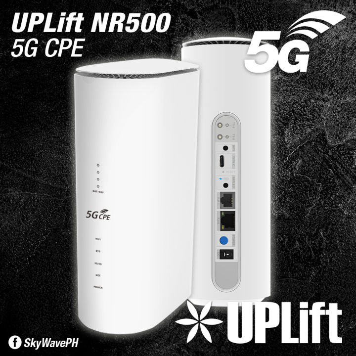 UPLift NR500 SIM-Based 5G CPE Modem Wifi 6 with Antenna Ports and ...