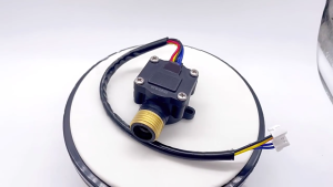 Hall Effect Water Flow Sensor Counter Indicator Flowmeter G1/2 Male Thread Brass 1-30L/min