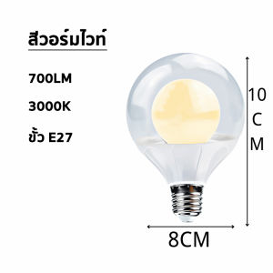 ไฟประดับ LED 7W ไฟเชอร์รี ปีใหม่ PVC ตกไม่แตก คริสต์มาส หลอดไฟตกแต่งบ้าน แต่งร้านอาหาร งานวัด ปิงปอง หลอดไฟสี หลอดสี ขั้วE27
