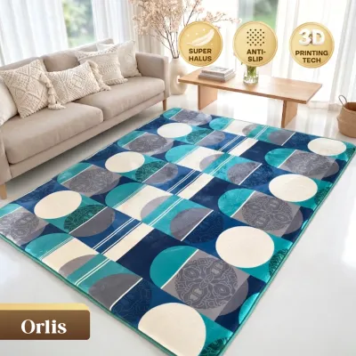 Karpet Busa Prime 210x190 cm Anti Slip Super Halus Tebal Empuk Karpet Ruang Tamu Kamar Tidur Premium