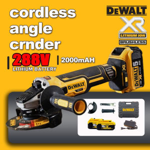 DEWALT 288V Angle Grinder Motor 180° Rotation Cordless Electric Cutting Machine Polisher 3 Gears Variable Original