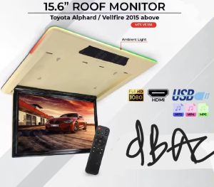 Toyota Vellfire Alphard ANH 30 3 RAM + 32 GB Android  OEM Roof Monitor  With Full HD 156 Inch Touch Screen Panel  W/USB /MP5/HDMI /SD