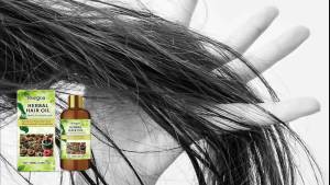 🚀🚀🚀Hoegoa Herbal Hair Oil Effective Hydrating Moisturizing Nourishing Scalp Improves Dry Frizzy Hair Care Oil