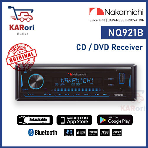 Nakamichi NQ921B - CD/DVD Receiver Bluetooth USB Radio | LossLess