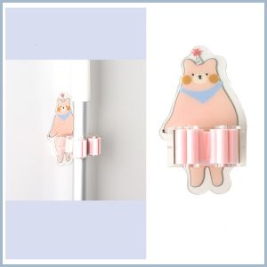 Cartoon Mop Hook Strong Viscose Toilet Free Punch Holder Broom