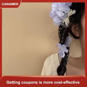 【CANAMEK】 Kỳ Nghỉ Phong Cách Hoa Tóc Clip Thời Trang Mô Phỏng Hoa Kẹp Tóc Cho Phụ Nữ Cô Gái Tóc Ngọt Ngào Phụ Kiện Quà Tặng
