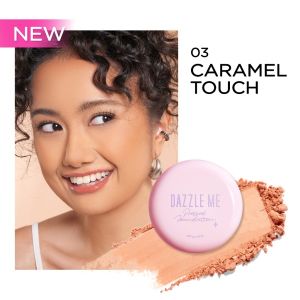 DAZZLE ME Muse Pressed Foundation | Long Lasting Filter Like Blurring Matte Compact Powder Oil-control Bedak Padat