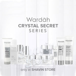Paket Wardah Crystal Secret Whitening Series Komplit Skincare /Wardah White Secret Series (2pcs/3pcs/5pcs/7pcs) Perawatan Wajah Cerah Glowing Wardah