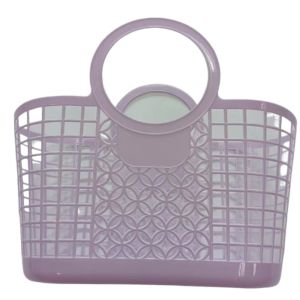 PICKIT Simple Hollow Basket Functional Plastic Washing Basket  Bathroom Accessories Storage Holder