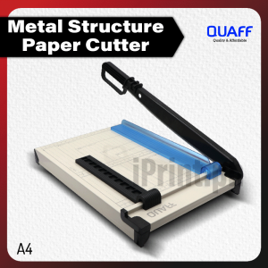 iPrint - Quaff Paper Cutter Metal Structure A4 Size With Adjuster & Stopper