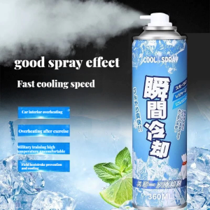 🇸🇬 [In Stock]260ml Cooling sprayInstant Freeze Spray Insect Exercise Cool Spray Refrigeration spray Cooling agent Quick