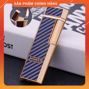 Hộp Quẹt Bật Lửa ga đá Honest BC-1004 Thiết Kế Họa Tiết Kiểu Mới Đẹp Độc Lạ - Giao màu ngẫu nhiên