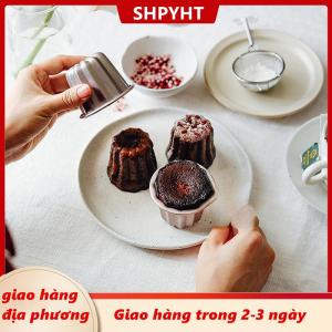 [COD] SHPYHT Giao hàng địa phương 6 cái Khuôn bánh canele khuôn bánh canele nhỏ không dính khuôn bánh muffin dụng cụ nướng bánh cupcake khuôn bánh ngọt bằng thép carbon giá đỡ bánh cupcake nhỏ
